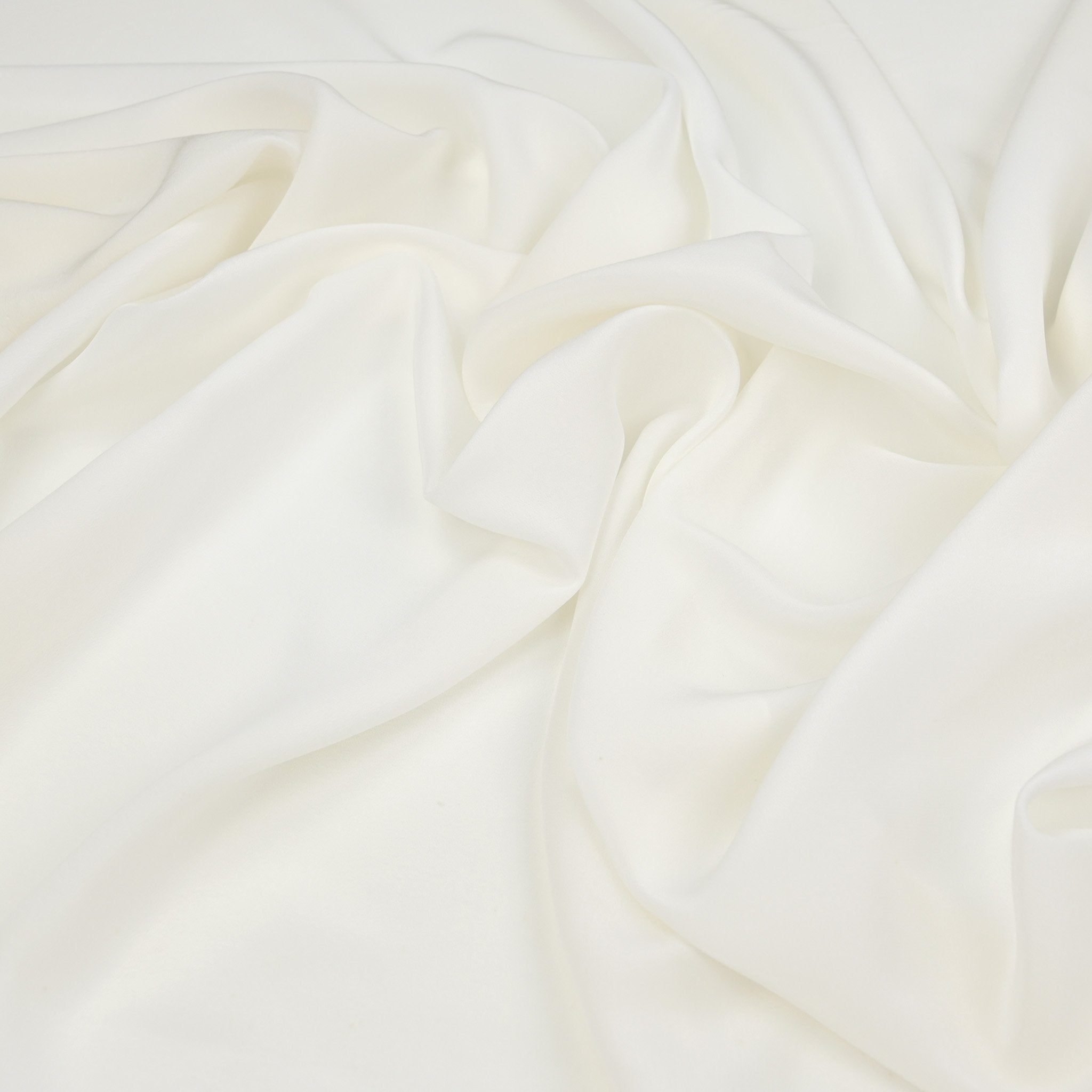 White Chiffon Silk Fabric 98865