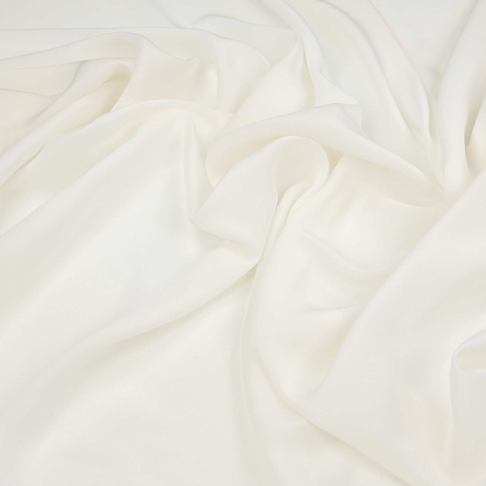White Chiffon Silk Fabric 98865
