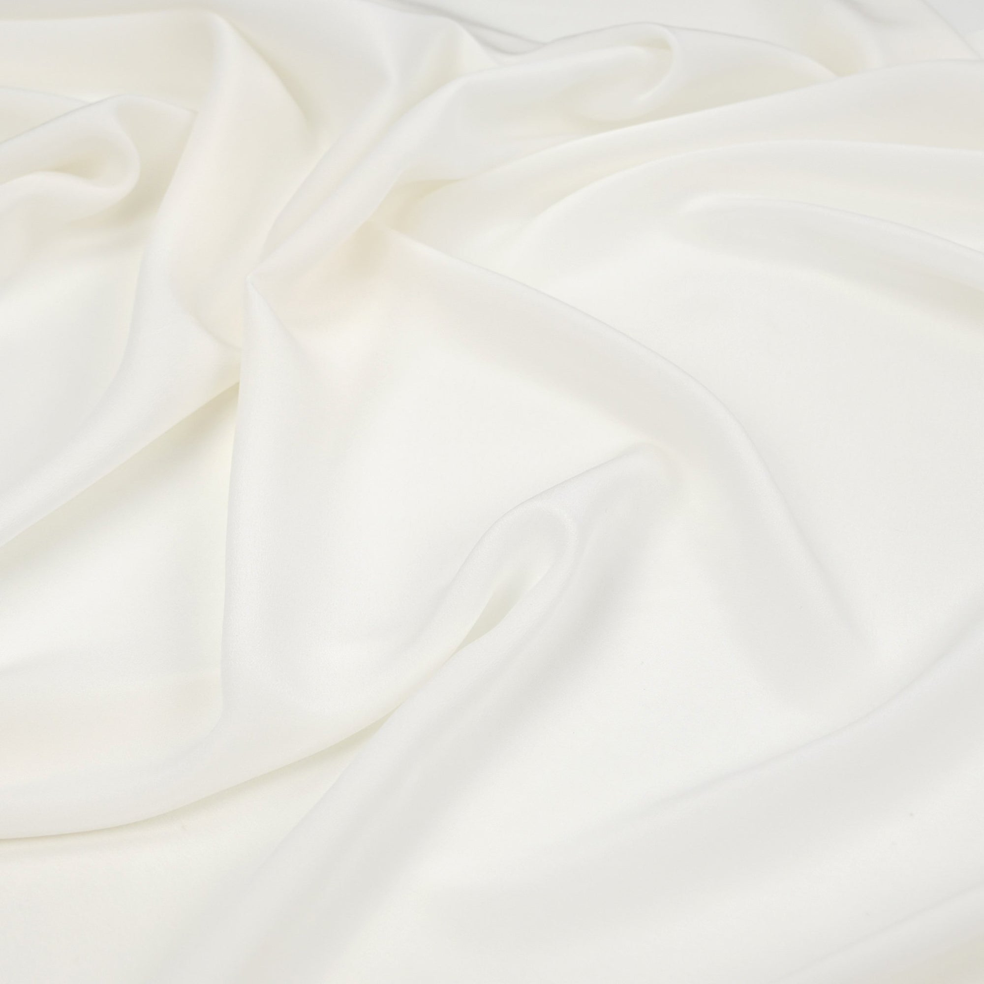 White Chiffon Silk Fabric 98865
