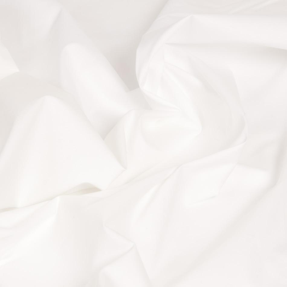 White Cotton Stretch Poplin 1473 - Fabrics4Fashion