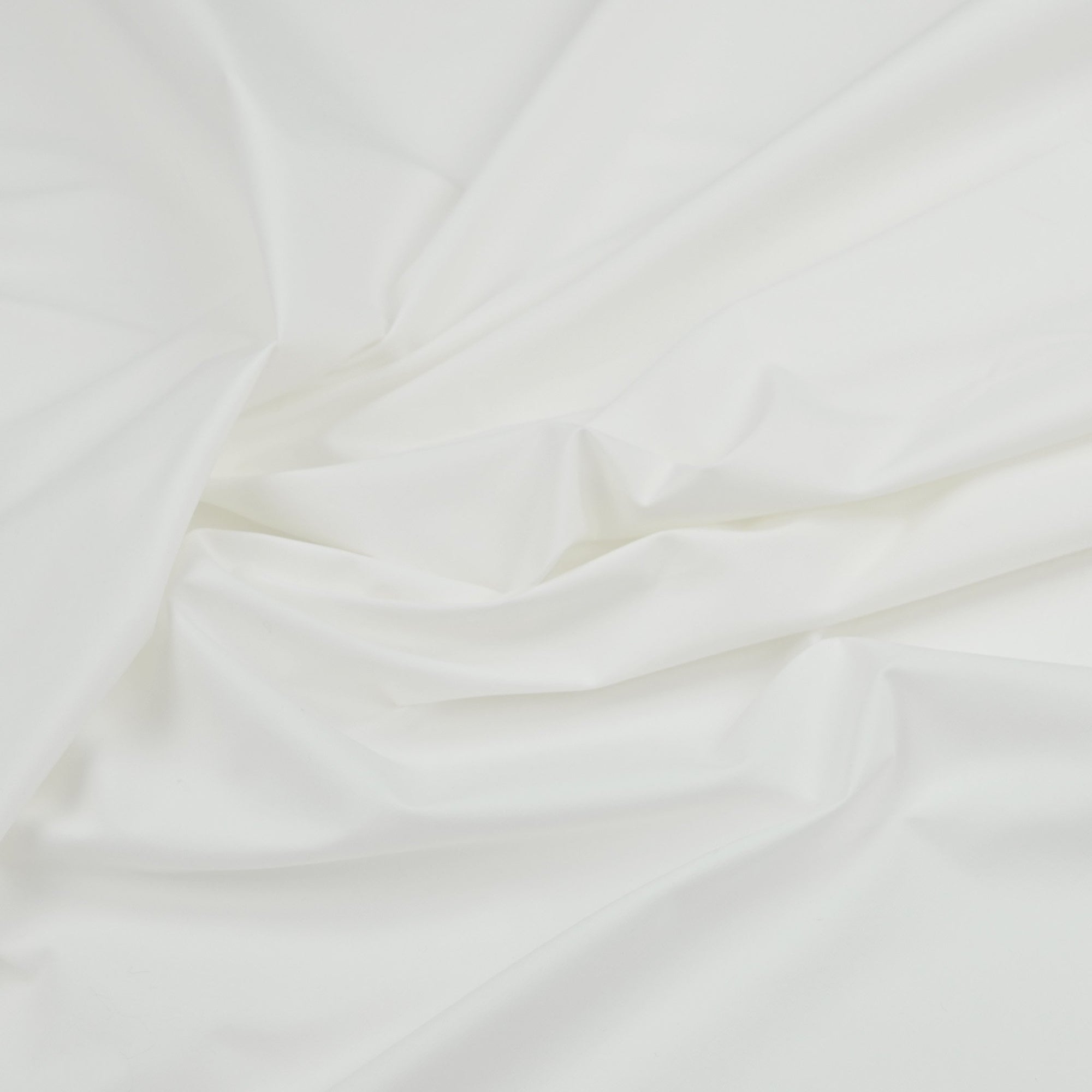 White Cotton Stretch Poplin 98304