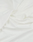 White Cotton Stretch Poplin 98304