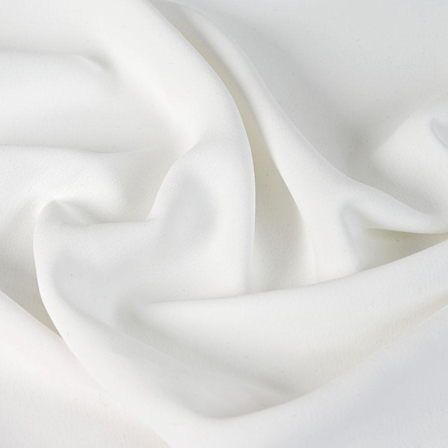 White Crepe fabric
