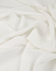 White Crepe Fabric 570