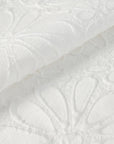 White Floral Jacquard 2217