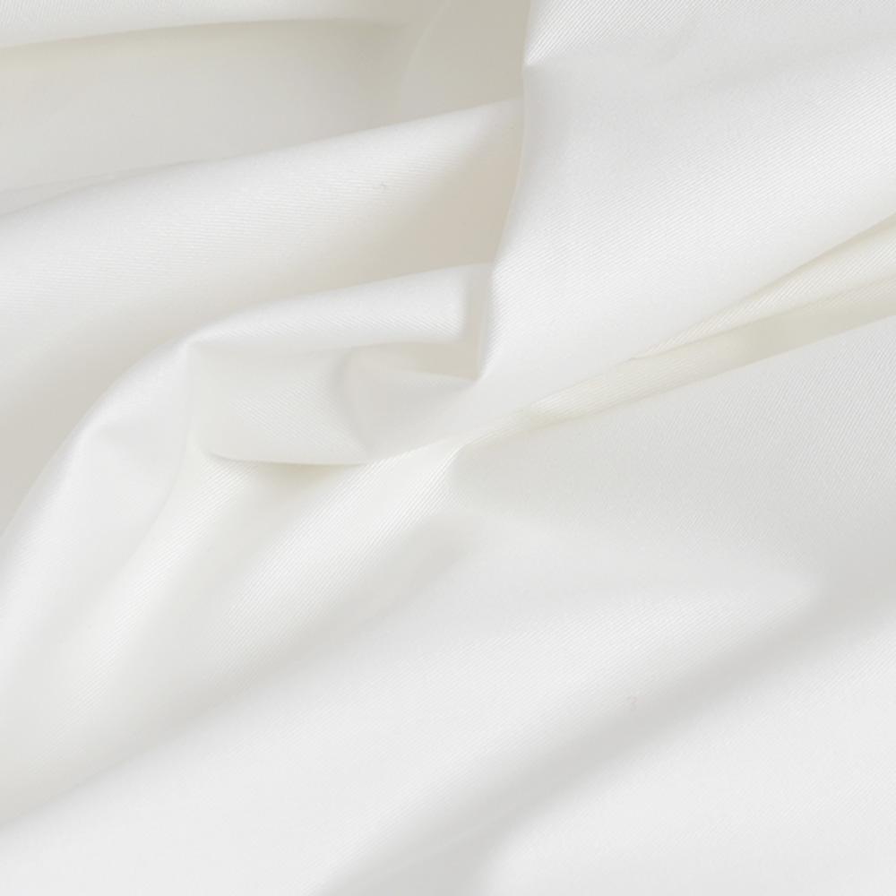 White Gabardine Fabric 5579 - Fabrics4Fashion