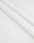 White Jacquard Fabric 3696