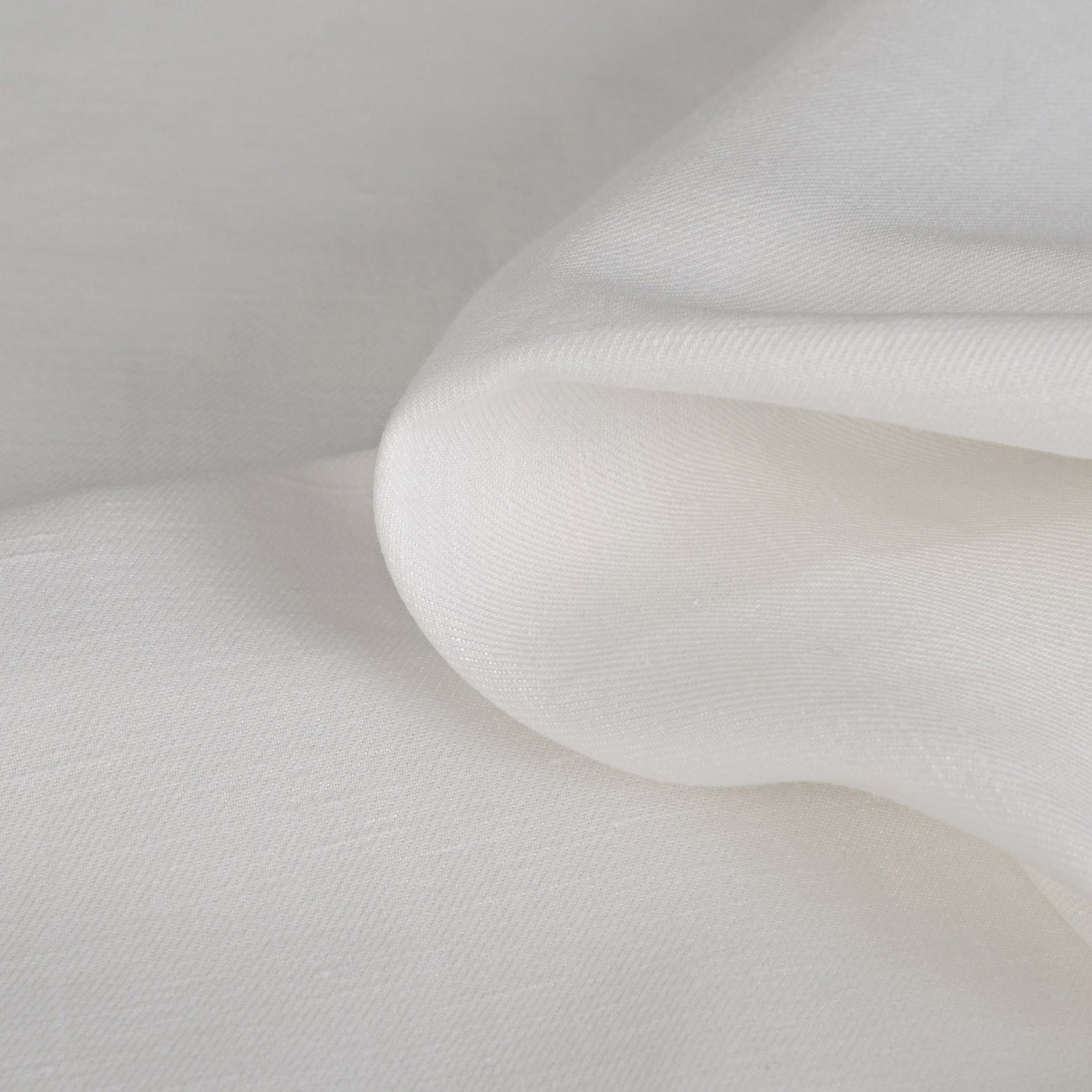 White Linen Blend Fabric 96288