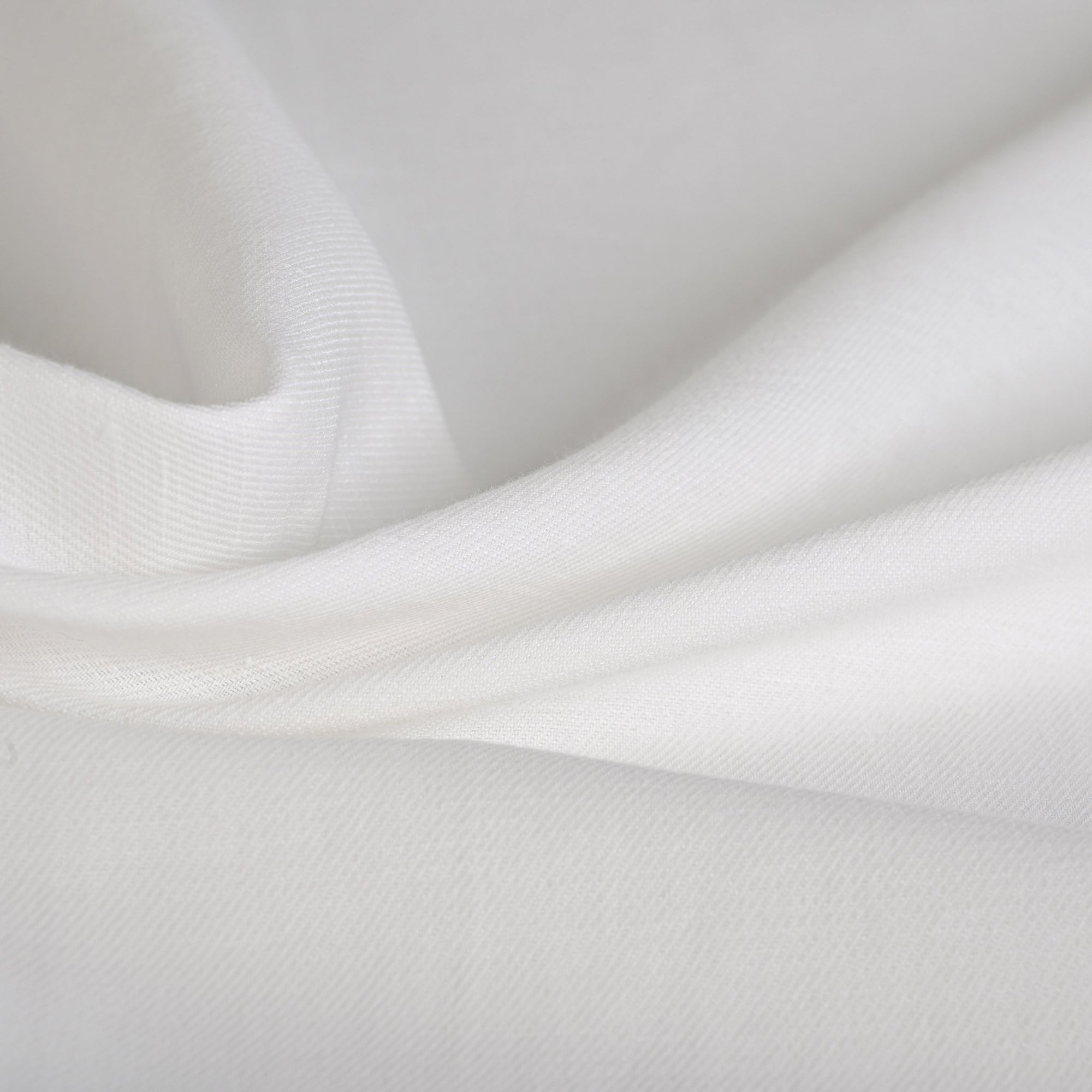 White Linen Blend Fabric 96288