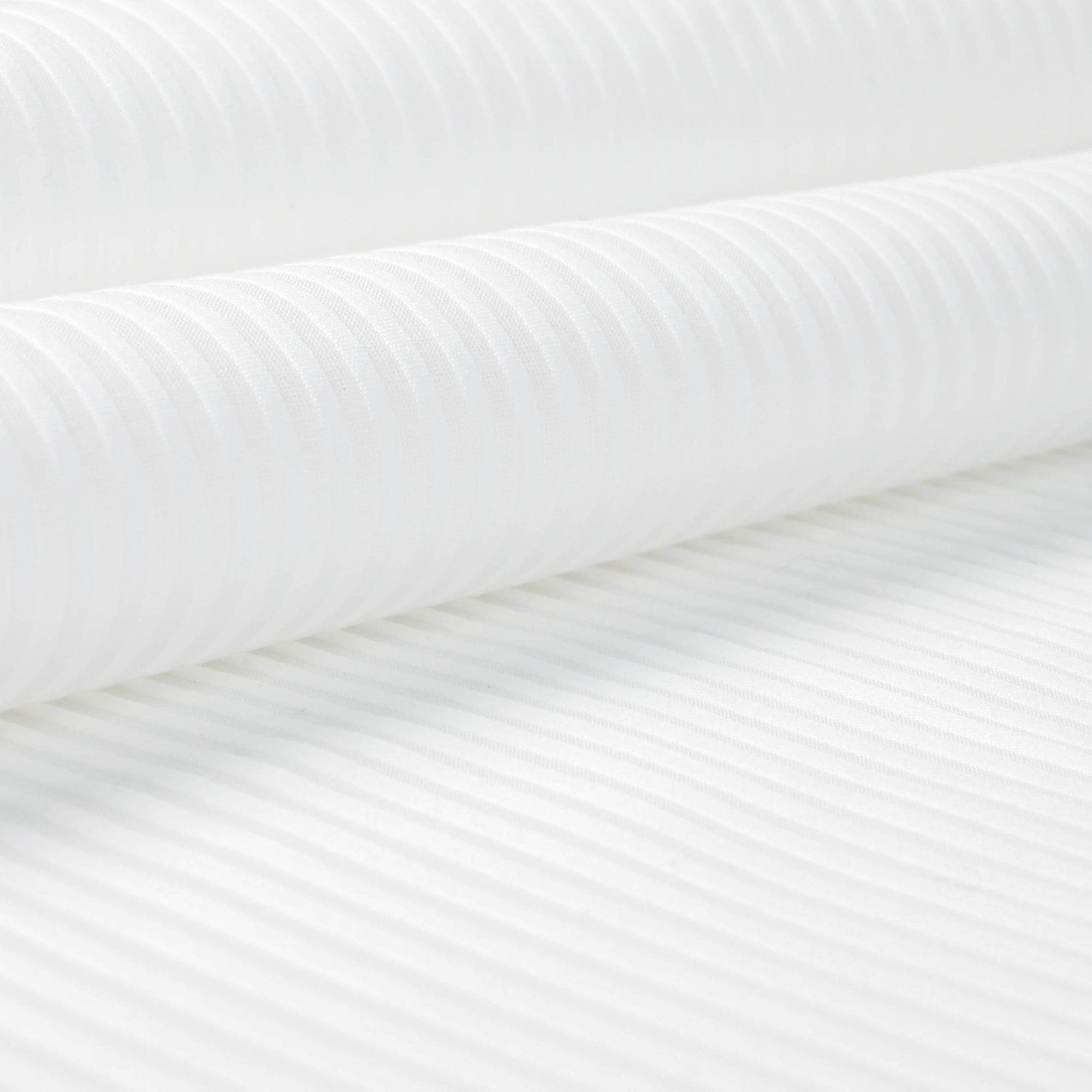 White Pleated Poplin Fabric 3720
