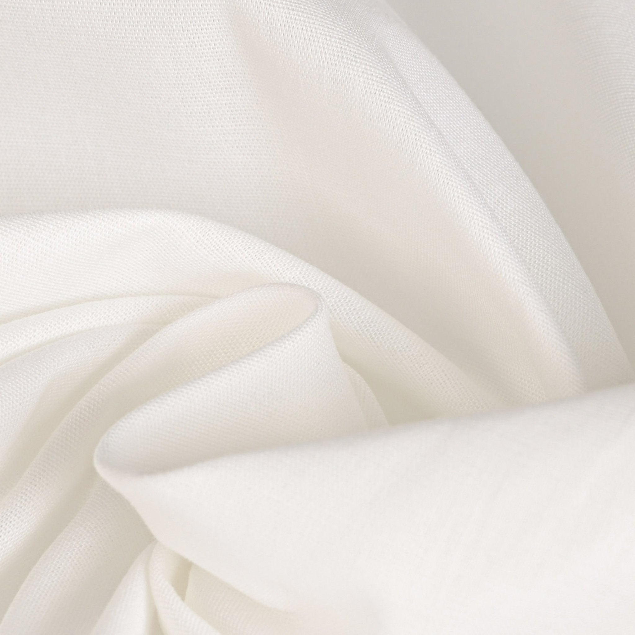 White Poplin Fabric 96477