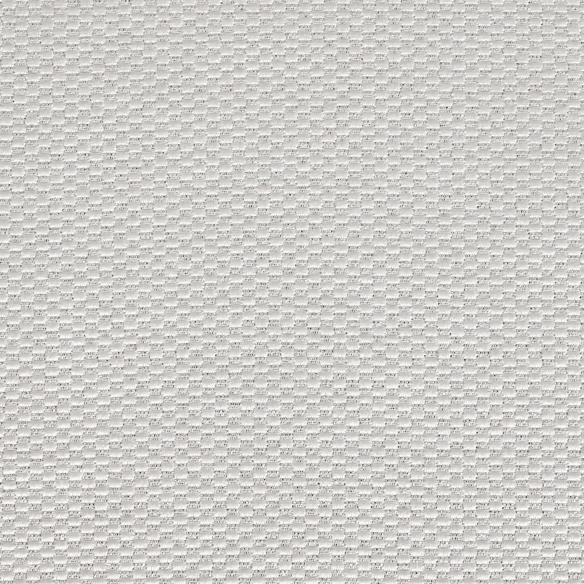 White & Silver Fancy Jacquard 2812