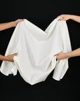 White Stretch Fabric 99829