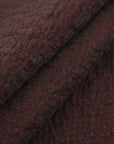 Wine Wool Waffle Weave 98874