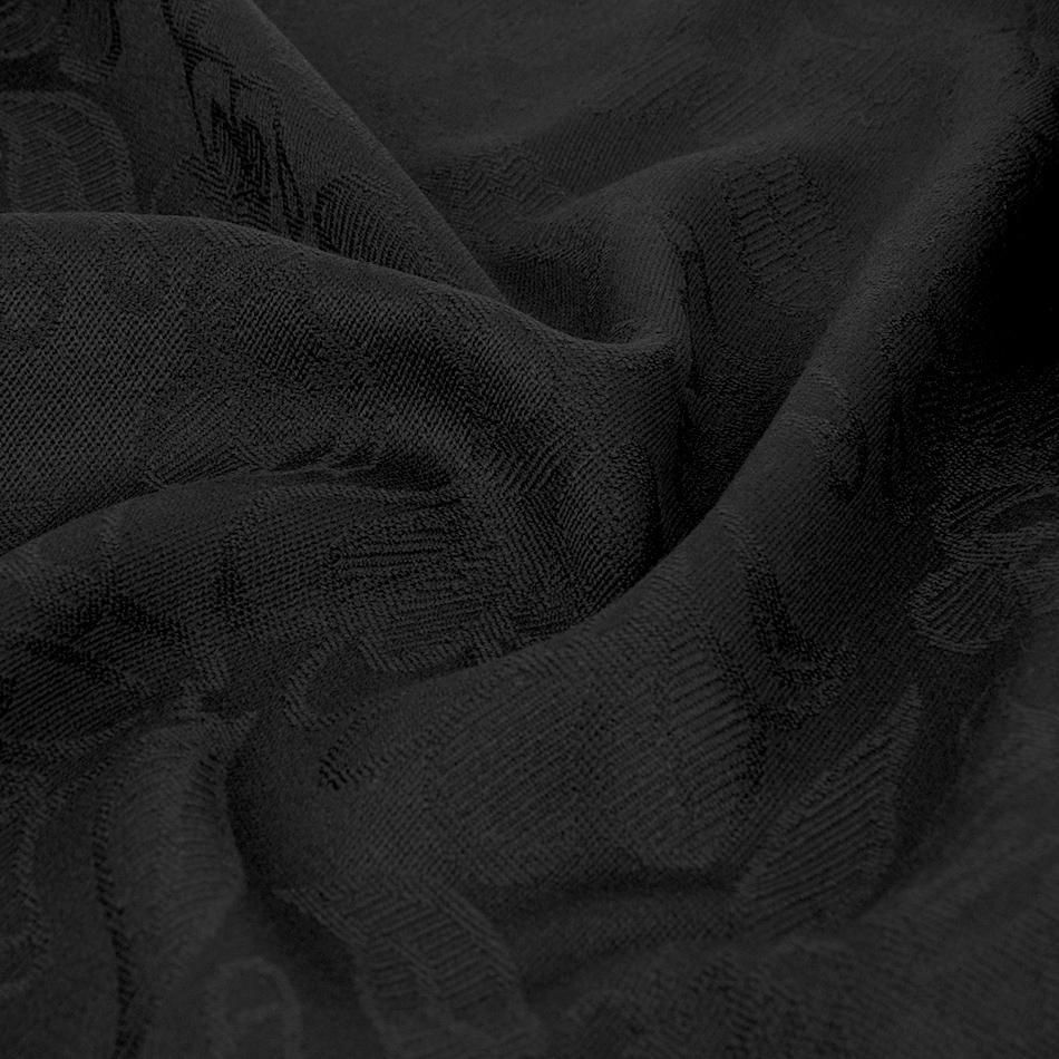 Wool Black Jacquard 560 - Fabrics4Fashion