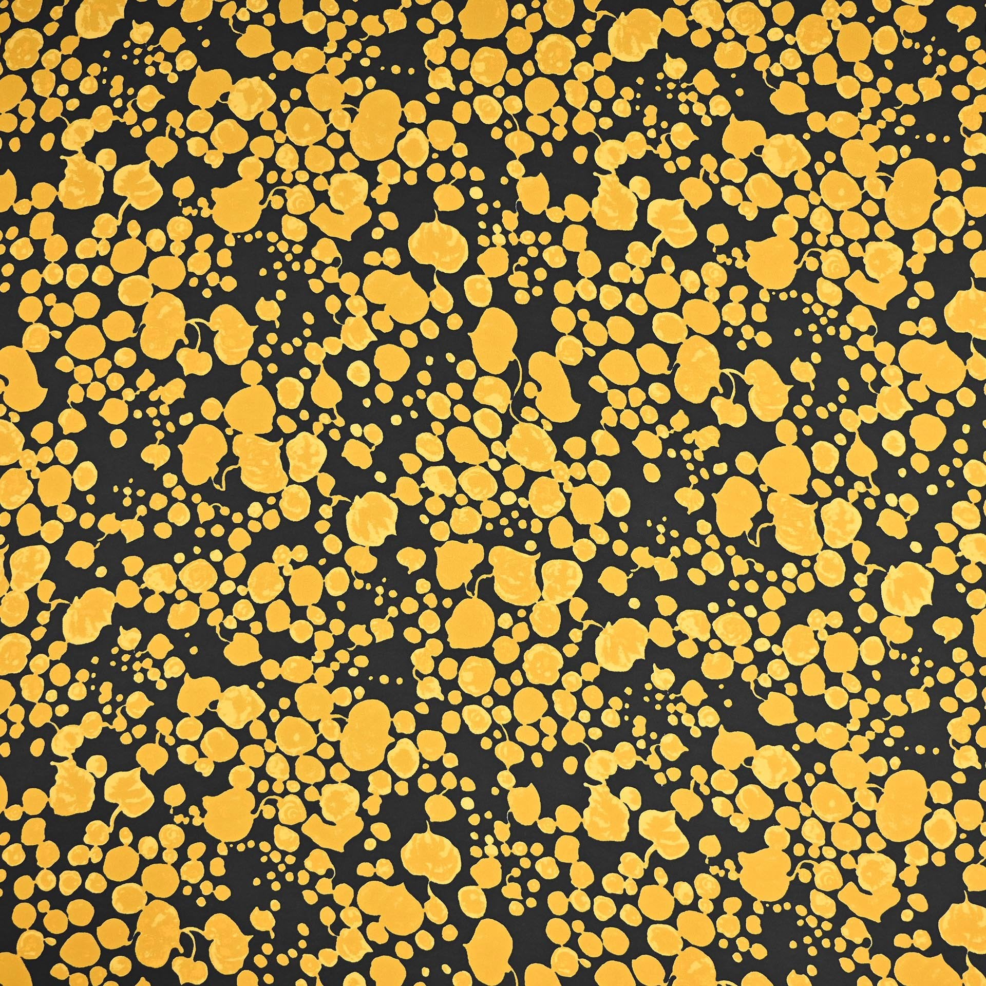 Yellow Print Lightweight Fabric