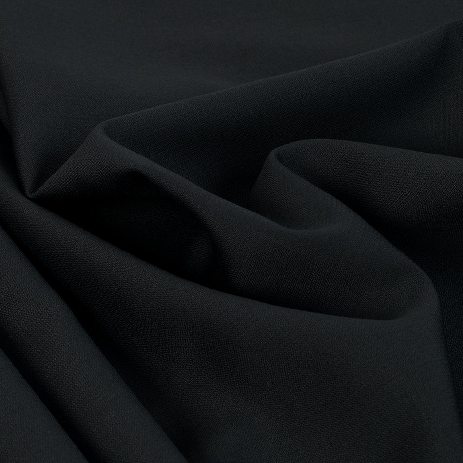 Black Suiting Wool 3448 - Fabrics4Fashion