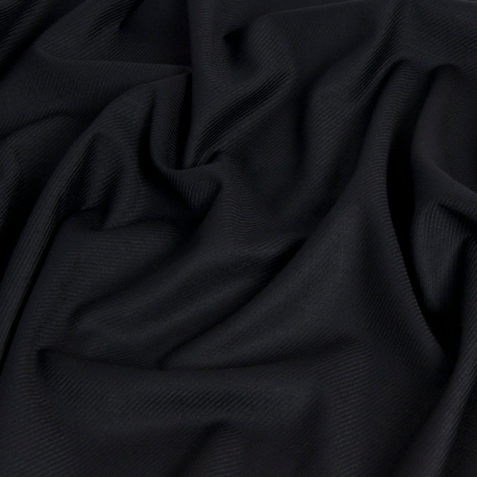 Midnight Blue Wool Twill 1452 - Fabrics4Fashion