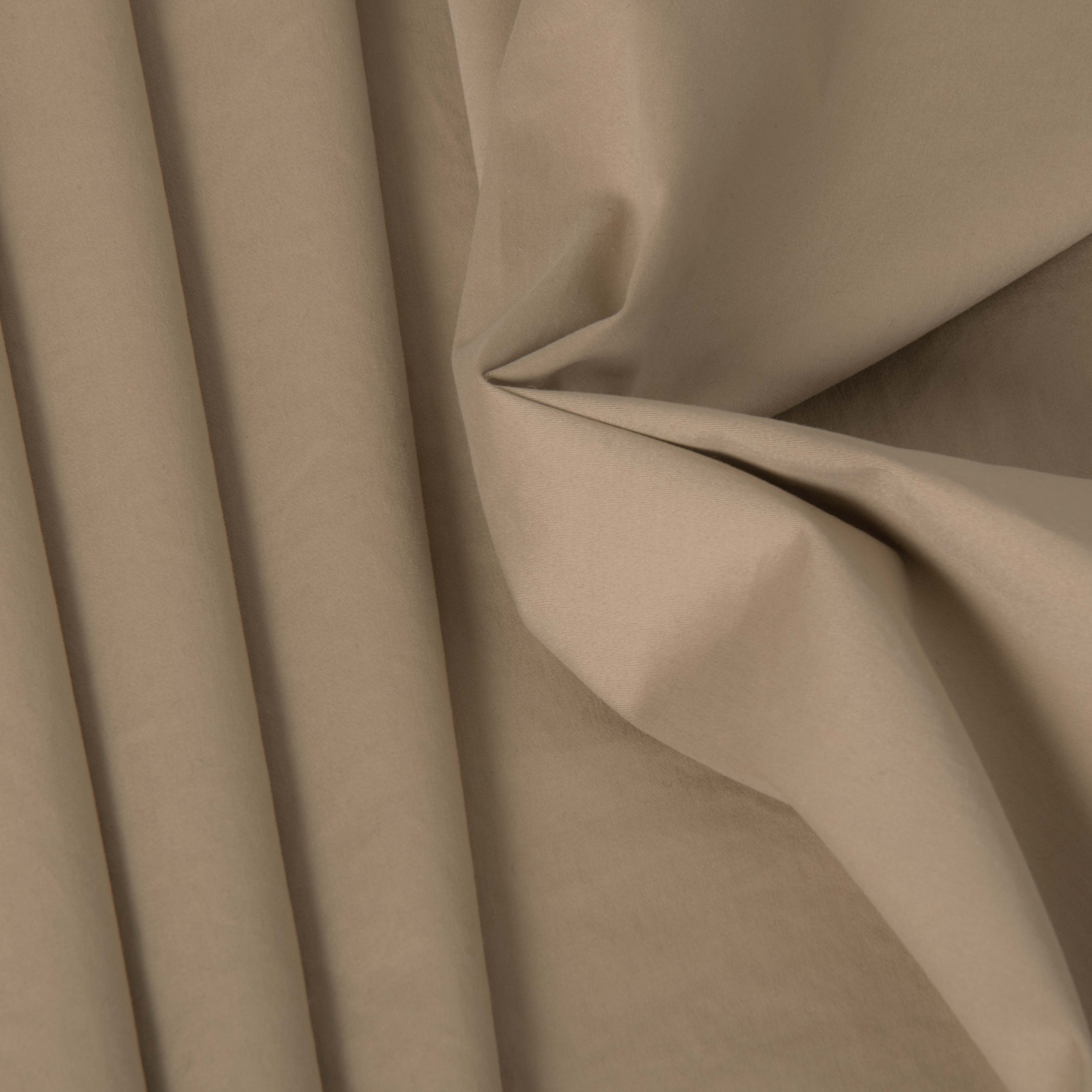 Beige Cotton Stretch Satin 2219 - Fabrics4Fashion