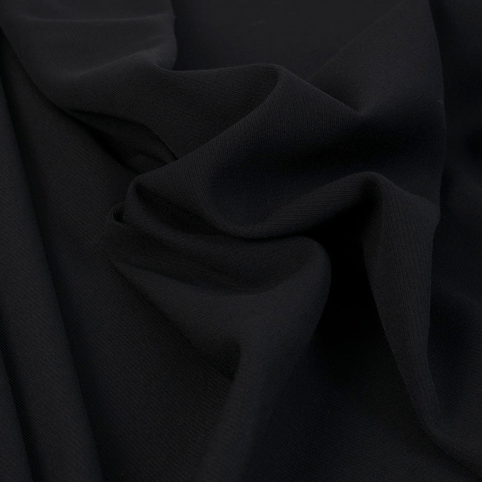 Black Stretch Crepe 3449 - Fabrics4Fashion