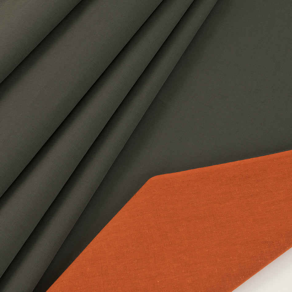 Green Orange Double Faced Fabric 393 - Fabrics4Fashion